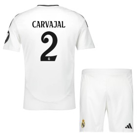 Real Madrid Carvajal 2 Børn Hjemme 2024-25 - Fodboldtrøjer (S/S)